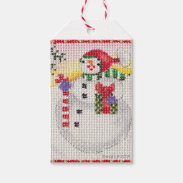Snowman Gift Tag Geschenkanhänger