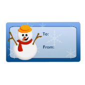 Snowman Gift Tags (Vorne)