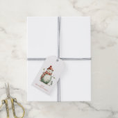 Snowman Gift Tags Geschenkanhänger (Mit Garn)
