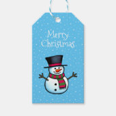 Snowman Gift Tags Geschenkanhänger (Vorderseite)