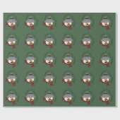 Snowman Gift Wrapping Geschenkpapier (Flach)