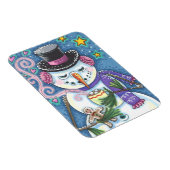 SNOWMAN, GINGERBREAD MAN & TASSE DES HOT-SCHOKOLAD MAGNET (Rechte Seite)