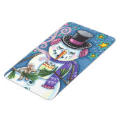 SNOWMAN, GINGERBREAD MAN & TASSE DES HOT-SCHOKOLAD MAGNET (Linke Seite)