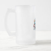 Snowman Glass Tasse (Links)