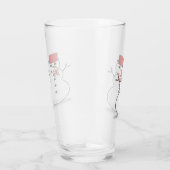 Snowman Glass Tumbler (Rechts)