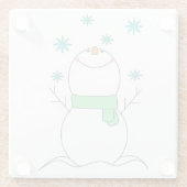 Snowman Glasuntersetzer (Rückseite)