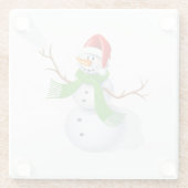 Snowman Glasuntersetzer (Rückseite)