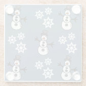 Snowman Glasuntersetzer (Rückseite)