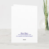 SNOWMAN GLOBES by SHARON SHARPE Feiertagskarte (Rückseite)