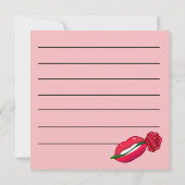 Snowman gnome Xmas Tree Holiday und saisonale Kart (Rückseite)