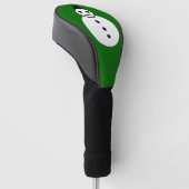 Snowman Golf Driver Cover lächeln Weihnachten Golf Headcover (angewinkelt)