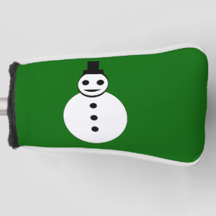 Snowman Golf Putter Cover lächelt Weihnachten Headcover