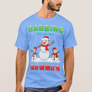 Snowman Golf spielen mit Snowmies Merry C T-Shirt