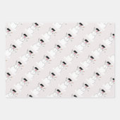 Snowman Graduation Geschenkpapier Set (Vorderseite 3)
