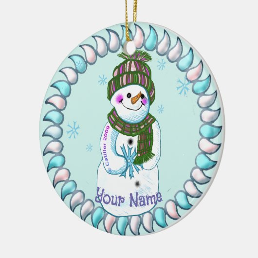 Snowman Granny Ornamente (Links)