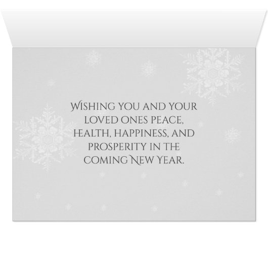 Snowman Green Buffalo Karierte Grußkarte (Innenansicht Horizontal (Unten))