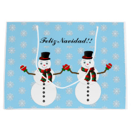 Snowman Große Geschenktüte