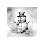 Snowman Gummistempel (Prägung)