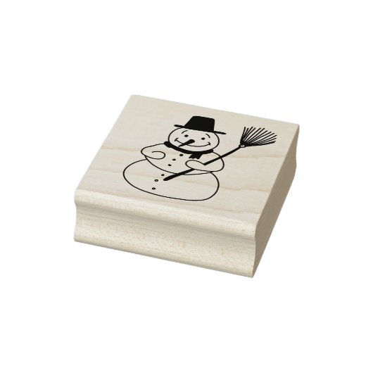 Snowman Gummistempel (Stempel)