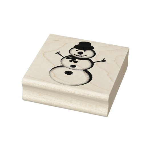 Snowman Gummistempel (Stempel)