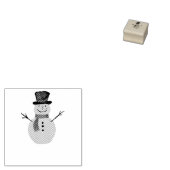 Snowman Gummistempel (Stempel)