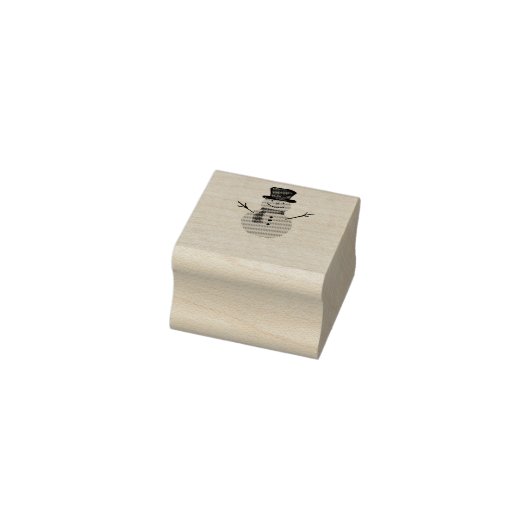 Snowman Gummistempel (Stempel)