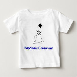Snowman Happiness Consultant Baby T-shirt