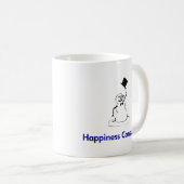Snowman Happiness Consultant Kaffeetasse (VorderseiteRechts)