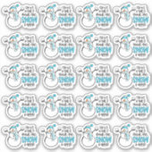 Snowman hat mich durch Ihre Bestellung so glücklic Aufkleber (Vorderseite)