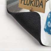 Snowman Hitchhiking to Florida Mousepad (Ecke)
