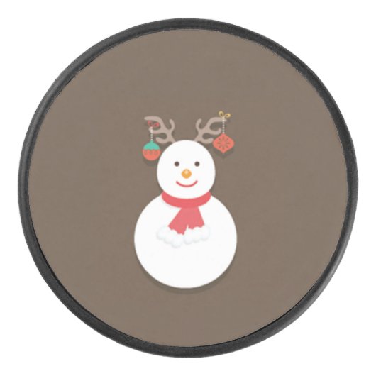 Snowman Hockey Puck (Vorderseite)