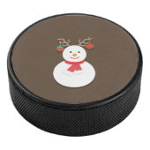 Snowman Hockey Puck (3/4)