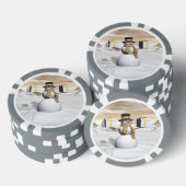Snowman Holgeschenke Pokerchips (Stapel)