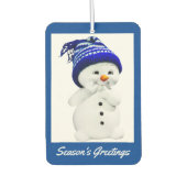 Snowman Holiday Air Freshener Autolufterfrischer (Vorderseite)