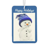 Snowman Holiday Air Freshener Autolufterfrischer (Rückseite)