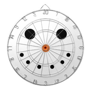 Snowman Holiday Dartboard Dartscheibe