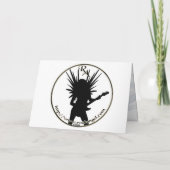 Snowman Holiday Feiertagskarte (Rückseite)