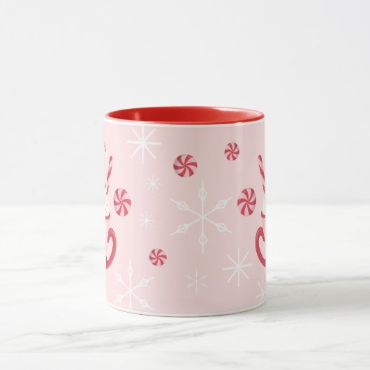 Snowman Holiday Hot Chocolate Tasse  (Zentrum)