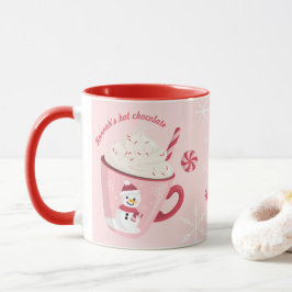 Snowman Holiday Hot Chocolate Tasse 
