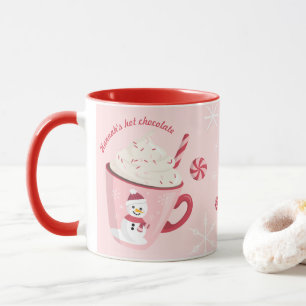 Snowman Holiday Hot Chocolate Tasse