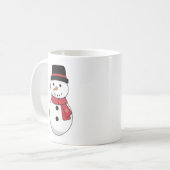Snowman Holiday Kaffeetasse (Vorderseite Links)