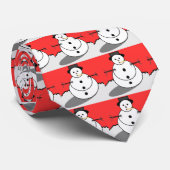Snowman Holiday Krawatte (Gerollt)