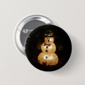 Snowman Holiday Light Display Button (Vorne & Hinten)