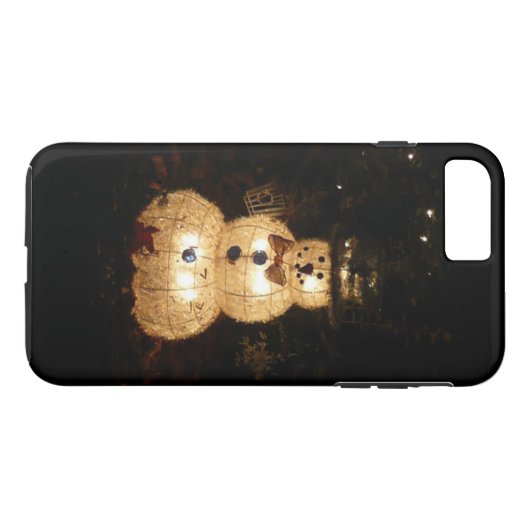 Snowman Holiday Light Display Case-Mate iPhone Hülle (Rückseite (Horizontal))