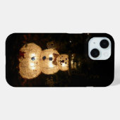 Snowman Holiday Light Display Case-Mate iPhone Hülle (Rückseite (Horizontal))