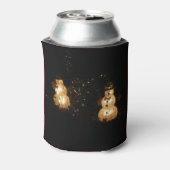 Snowman Holiday Light Display Dosenkühler (Kanne Rückseite)