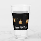 Snowman Holiday Light Display Glas (Rückseite)