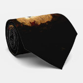 Snowman Holiday Light Display Krawatte (Gerollt)