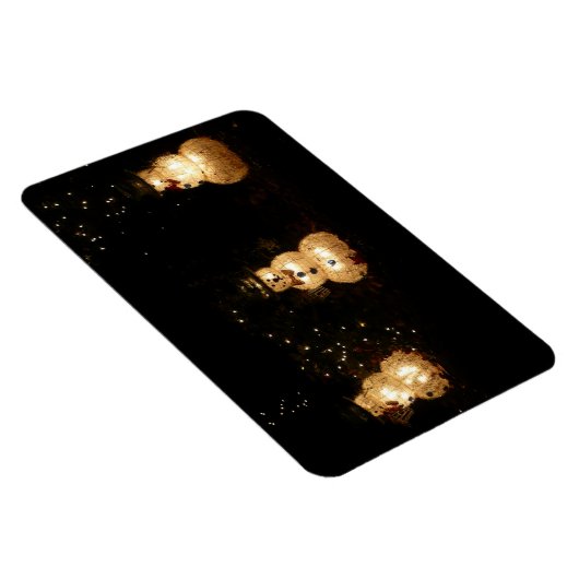Snowman Holiday Light Display Magnet (Rechte Seite)
