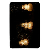 Snowman Holiday Light Display Magnet (Vertikal)